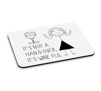 IT'S Non Un Sbornia IT'S Vino Flu PC Computer Mouse Pad - Citazione Divertente
