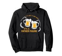 It's Not A Dad Bod It's A Father Figure Funny Beer Lover Felpa con Cappuccio