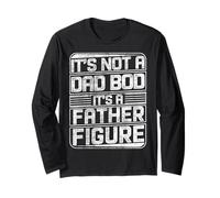 It's Not A Dad Bod It's A Father Figure Funny Daying Retro Maglia a Manica