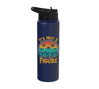 It's Not A Dad Bod It's a Father Figure Funny Father's Day Stainless Steel Insulated Water Bottle