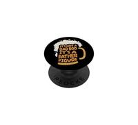 It's Not A Dad Bod It's A Father Figure Lager Funny Beer PopSockets PopGrip Adesivo
