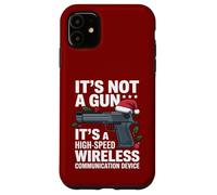 It's Not A Gun Meme XMas - Divertente Natale Non è una pistola Custodia per iPhone 11