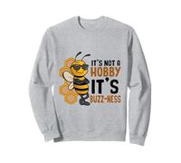 It's Not A Hobby Its Buzz-Ness Honey Jar Bee Collector Tee Felpa