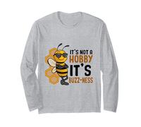 It's Not A Hobby Its Buzz-Ness Honey Jar Bee Collector Tee Maglia a Manica