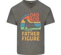Its Not A Papà Bod sia Un Padre Figura Uomo Scollo A V Cotone T-Shirt