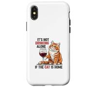 It's Not Drinking Alone If the Cat - Feline Parent Fun Custodia per iPhone X/XS