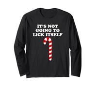 It's Not Going To Lick Itself Funny Christmas Maglia a Manica