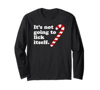 It's Not Going To Lick Itself Funny Christmas Maglia a Manica