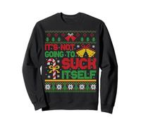 It's Not Going To Suck Itself - Funny Ugly Christmas Graphic Felpa