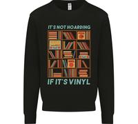 Its Not Hoarding Divertente Vinile Records Giradischi Bambini Felpa Maglione
