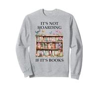 Its Not Hoarding If Its Books Butterfly Bookshelf Book Lover Felpa