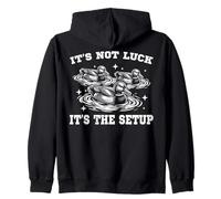 It's Not Luck Ducks Hunter Duck Caccia Amante Anatra Stagione Felpa con Cappuccio