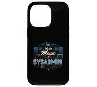 It's Not Magic It's SysAdmin Funny IT Tech Administrator Custodia per iPhone 13 Pro