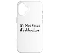 It's Not Smut It's Cliterature Dark Romance Merch Smutt Book Custodia per iPhone 16
