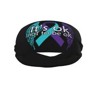 It'S Ok Not To Be Ok-Suicide Prevention Awareness Uomo Donna Fasce Per Capelli Traspiranti Headband Antiscivolo Fascia Sportiva Per Escursionismo Allenamento Sport