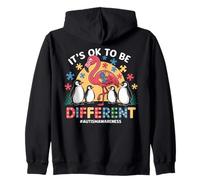 It's OK to be Different Flamingo Autism Awareness For Kids Felpa con Cappuccio