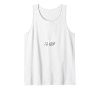 It's Ok To Rest Design Minimalista - Citazione Mindfulness Canotta
