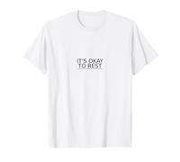 It's Ok To Rest Design Minimalista - Citazione Mindfulness Maglietta