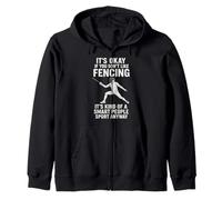 IT'S OKAY IF YOU DON'T LIKE FENCING Felpa con Cappuccio