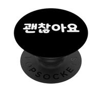 "It's Okay" simpatico divertente coreano Word Hangul PopSockets PopGrip Adesivo