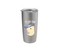 It's Owl Good Funny Bird Pun Bicchiere termico in acciaio inox doppia parete