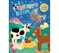 It's Pasture Bedtime - Libro di fiabe per bambini Touch and Feel con paillettes a 2 vie, libro sensoriale