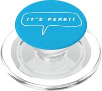 It's Peak Modern Slang Meme Bubble - Grafica a linea minima PopSockets PopGrip per MagSafe