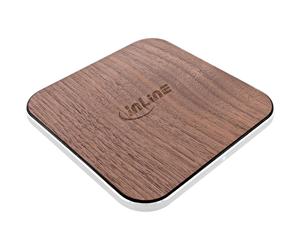 ITS Qi woodcharge, caricabatterie rapido wireless, 5/7,5/10W/15W, USB-C