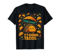 It's Raining Tacos Graphic Cute Food Taco Ombrello Messicano Maglietta