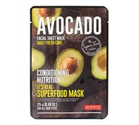 It's Real Superfood Mask AVOCADO DERMAL Maschera all'Avocado Lisciante Unisex Tutti i Tipi di Pelle Maschera 1 pz