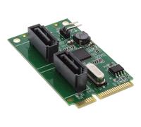 ITS Scheda Mini-PCIe 2.0, 2x SATA 6Gb/s, RAID 0,1,SPAN