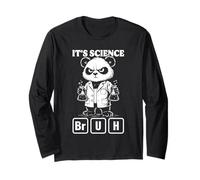 It's Science Bruh Cool Panda Tavola Periodica degli Elementi Meme Maglia a Manica
