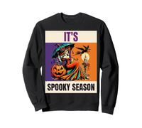 It's Spooky Season, Arte retrò a Forma di Zucca Felpa