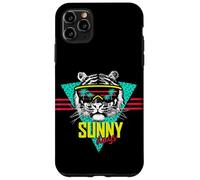 It's Sunny Days Cool Summer Vibes - T-shirt con grafica a forma di tigre Custodia per iPhone 11 Pro Max