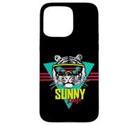 It's Sunny Days Cool Summer Vibes - T-shirt con grafica a forma di tigre Custodia per iPhone 15 Pro Max