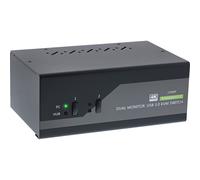 InLine Switch KVM Desktop , 2 porte, Dual-Monitor DP 1.2, 4K, USB 3.0, Audio [63652I]