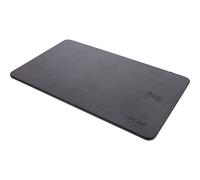 InLine® Tappetino per mouse, ricarica wireless (Qi), in ecopelle, 370 x 225 x 7 mm, nero