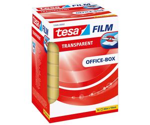 ITS tesafilm trasparente, 8 rotoli, scatola da ufficio, 66m x 19mm