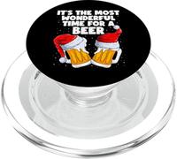 It's The Most Wonderful Time For A Beer Lover Christmas PopSockets PopGrip per MagSafe