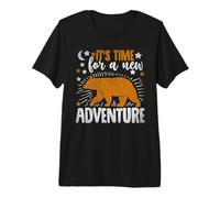 It's Time for A New Adventure Camping Hiking Camper Nature Maglietta Premium