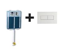 ITS Todini Cassetta Incasso WC Idea Blu 4.5 20.00B/R con Placca Bianca Magnetica