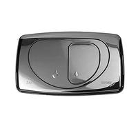 Its Todini - Placca di Comando Per WC Dual Evolution Cromo - Cassetta Hydrobox di Scarico Doppio Pulsante