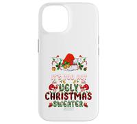 It's Too Hot For Ugly Christmas Sweater Santa Xmas Pajamas Custodia per iPhone 14