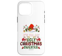 It's Too Hot For Ugly Christmas Sweater Santa Xmas Pajamas Custodia per iPhone 16 Pro Max
