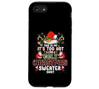 It's Too Hot For Ugly Christmas Sweater Santa Xmas Pajamas Custodia per iPhone SE (2020) / 7/8