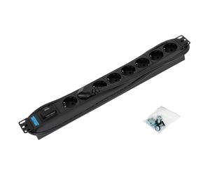 ITS Triton RAB-PD-X08-A1 Multipresa elettrica 19, 8x Shucko, 1U, interrutt., ne