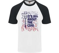 Its Tutti About The Carbone Divertente BBQ Griglia DA UOMO S/S Baseball T-Shirt
