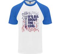 Its Tutti About The Carbone Divertente BBQ Griglia DA UOMO S/S Baseball T-Shirt