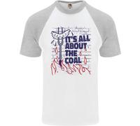 Its Tutti About The Carbone Divertente BBQ Griglia DA UOMO S/S Baseball T-Shirt