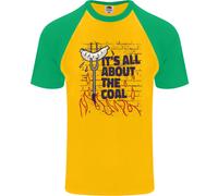 Its Tutti About The Carbone Divertente BBQ Griglia DA UOMO S/S Baseball T-Shirt